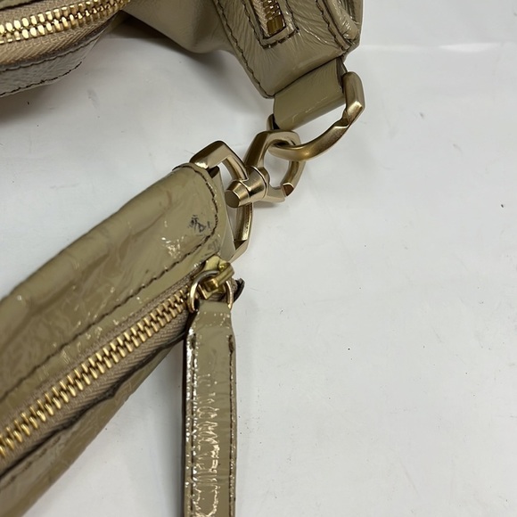 Givenchy Large Gray Taupe Patent Leather Nightingale Bag - Picture 7 of 16